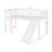 Twin Loft Bed With Slide, Wood Low Loft Bed Frame, Lower Storage Space-107426427
