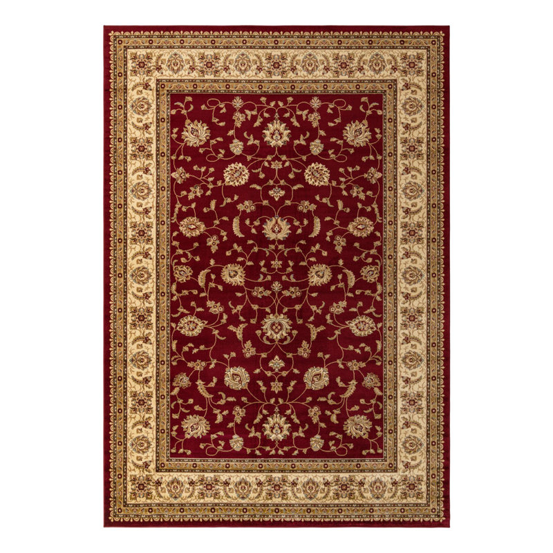 Niles Oriental Area Rug, Rectangle 10' x 14'1", Red