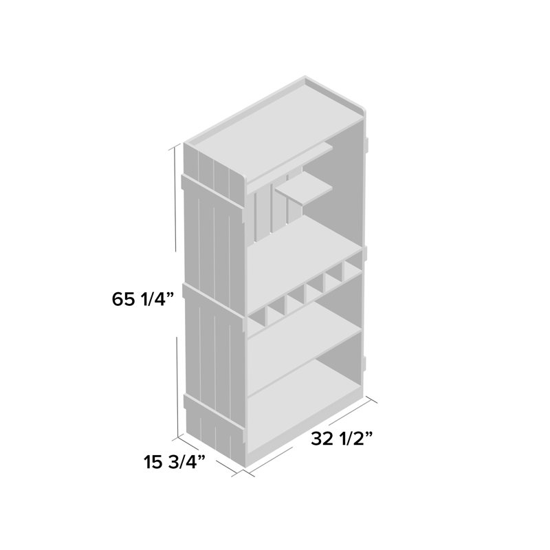 Midway Manufactured Wood Baker's Rack