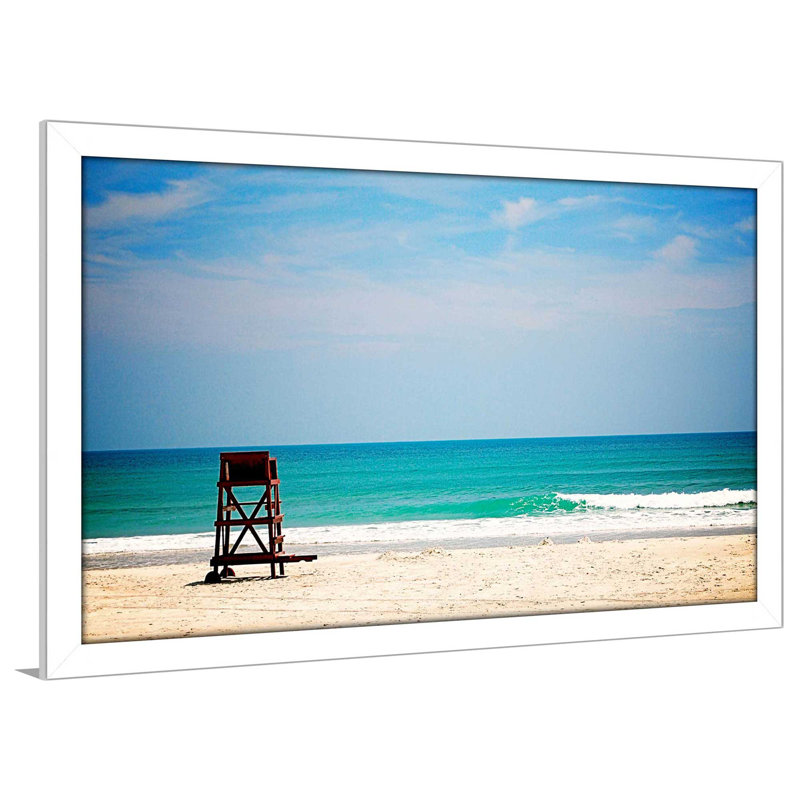 «Off Duty», reproduction de photo, H 21,5 po x l 27,5 po x P 0,75 po, Cadre blanc
