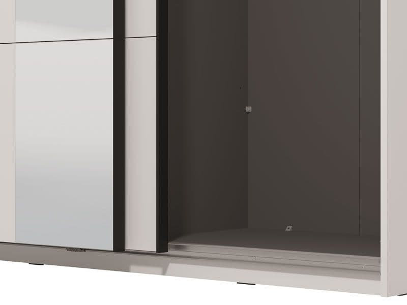 Cashlynn Manufactured Wood Wardrobe, White 