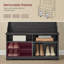Chalemet Hall Tree 39.4'' Wide with Bench and Shoe Storage-1656829880