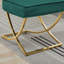 Chaise parsons rembourrée en velours capitonné Chary-216153788