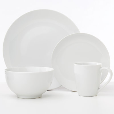 Sturbridge Piece Porcelain China Dinnerware Set - Service for 4