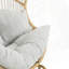 Fauteuil oscillant d'extérieur en osier-871695177