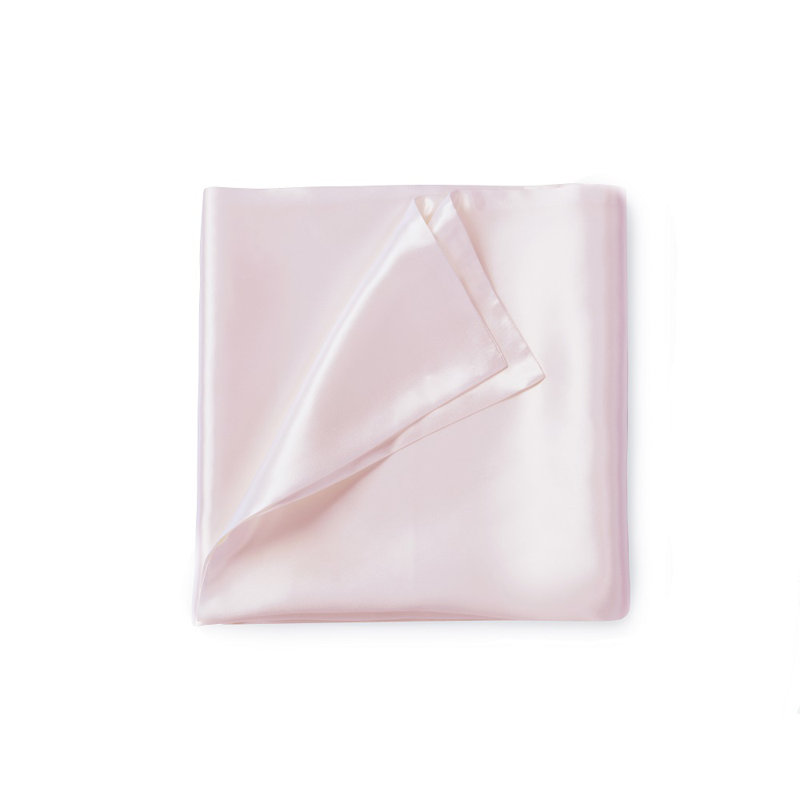 Taie d'oreiller en soie, Rose, Standard
