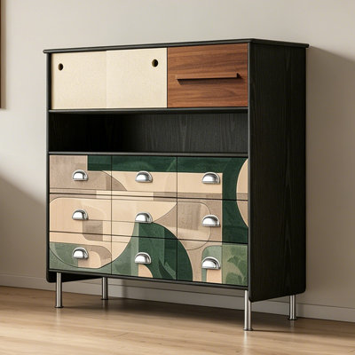 Armoire d'appoint de style rétro moderne