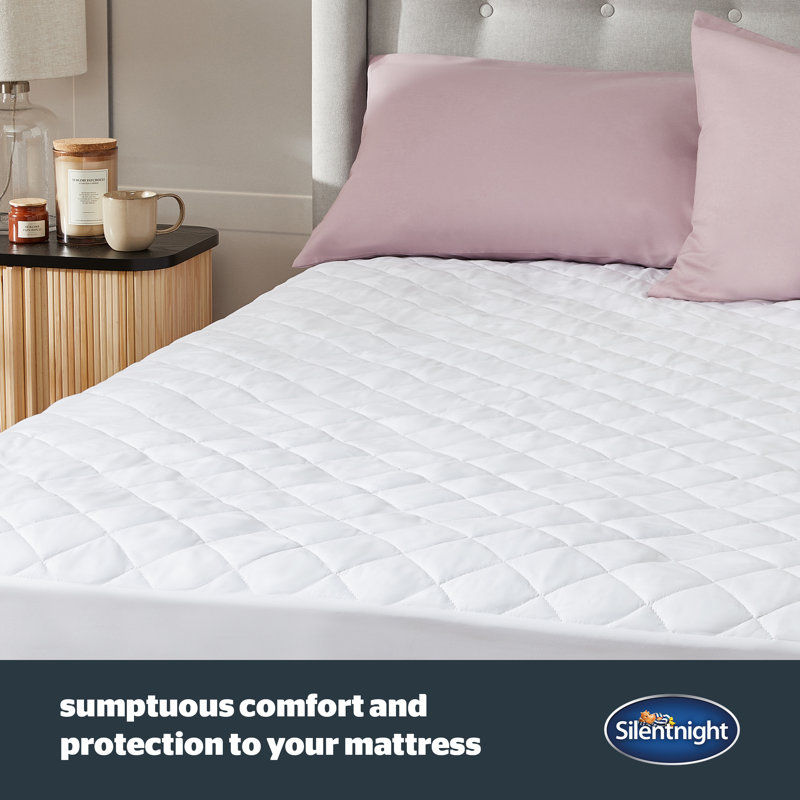 Soft as Silk Fitted Mattress Protector, Kingsize (5')