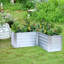 Lit de jardin surélevé en acier 4 pi x 4 pi Lacombe