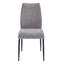 50cm H Polyester Blend Upholstered Metal Side Chair-579188685
