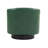 Applewold Upholstered Green Faux Leather Swivel Barrel Chair with Solid Wood Base-1492187569