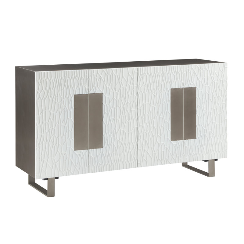 Ruthwell Metallic Four Door Credenza