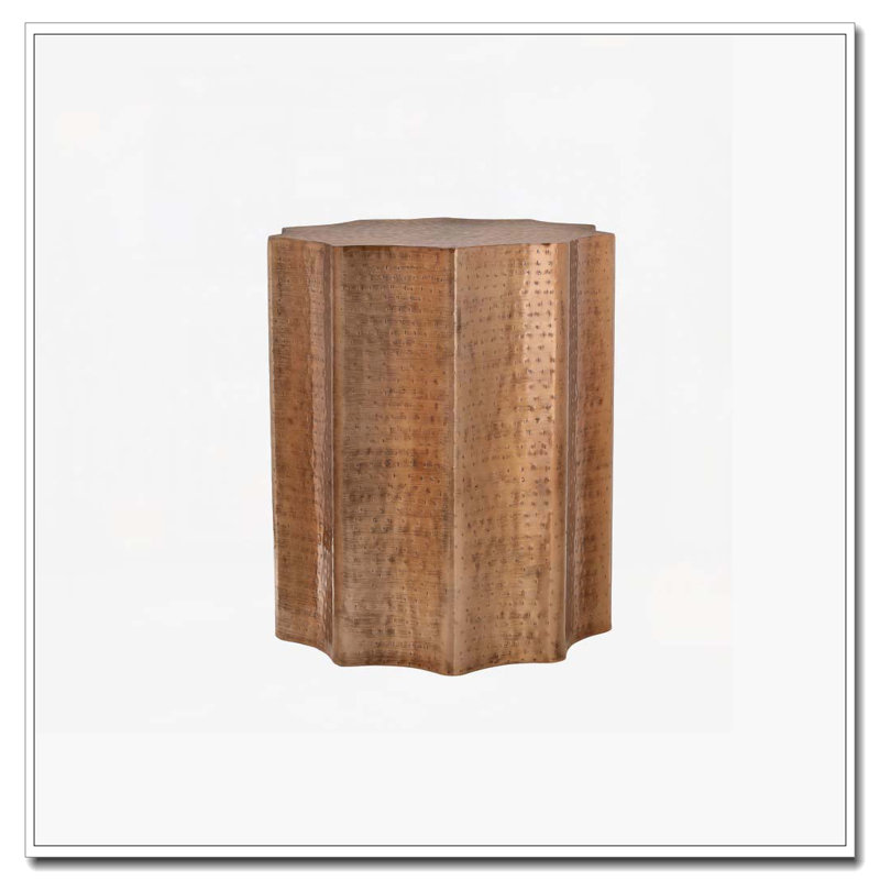 Accent Table, End, Side Table, Nightstand, Copper