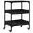 vidaXL Kitchen Trolley 23.6"x16.1"x31.7" Engineered Wood-97839733