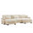 U-Shape 3 Deep Seat Modular Sofa Couch With 2 Movable Ottomans-1912398234