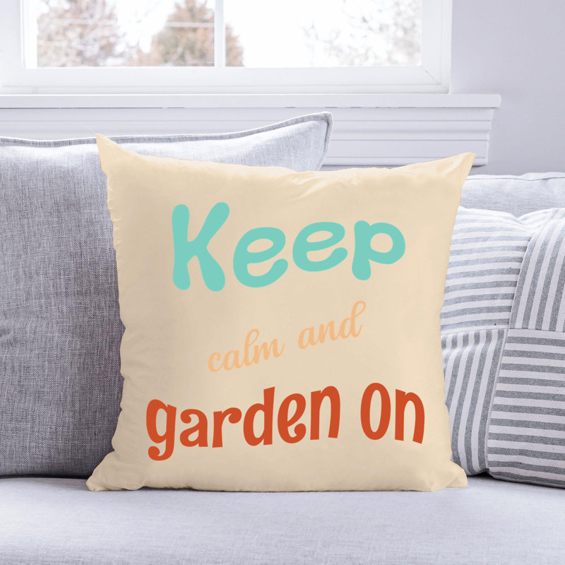 Amant de jardin - Citation amusante 98 - Coussin décoratif inclus, H 20 po x l 20 po