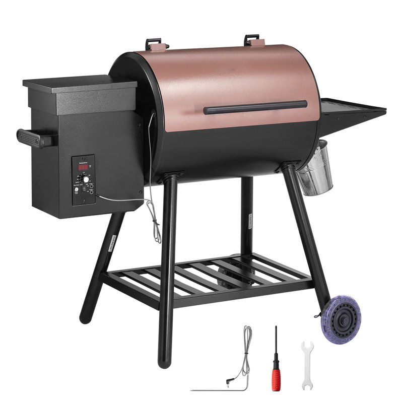 Barbecue électrique à granules de bois pour barbecue, surface de cuisson de 456 pieds carrés