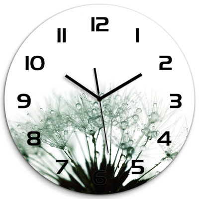 Jovantae Glass Wall Clock