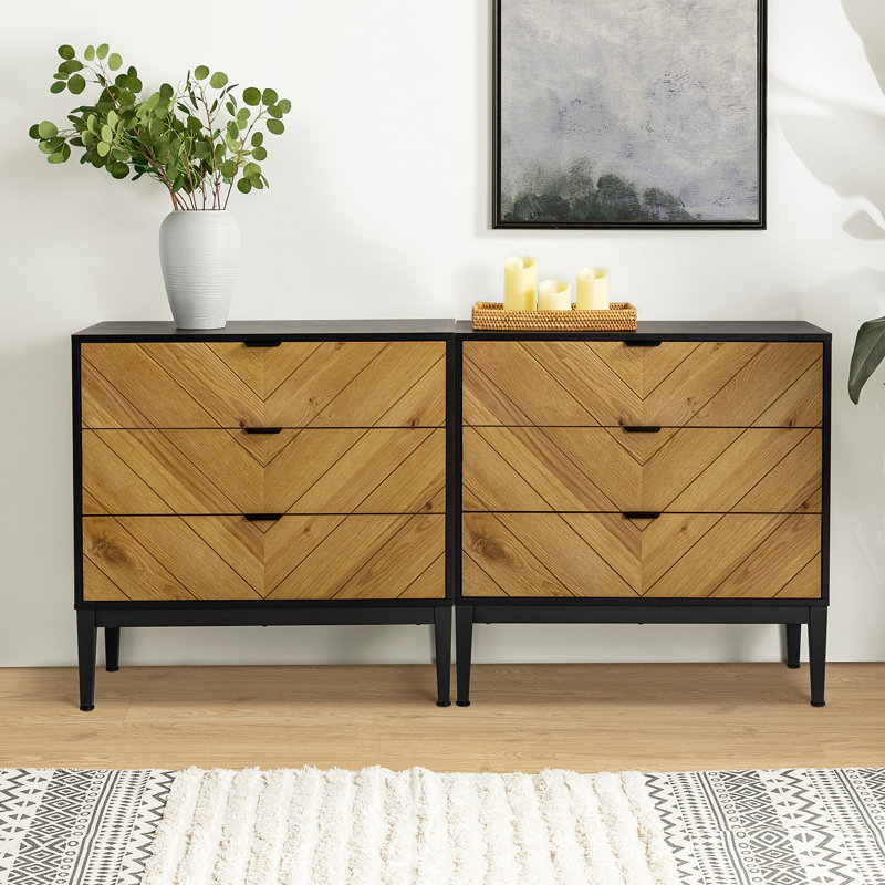 Commode 3 tiroirs Kieeva