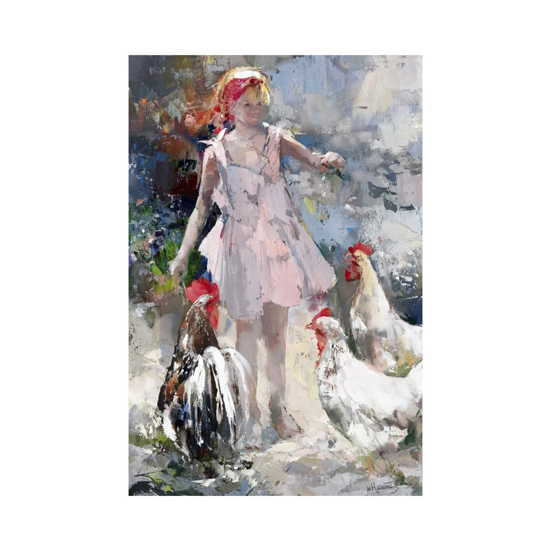 Feathered Friends 1 Piece Wrapped Canvas Wall Art, 20.32 cm H x 30.48 cm W