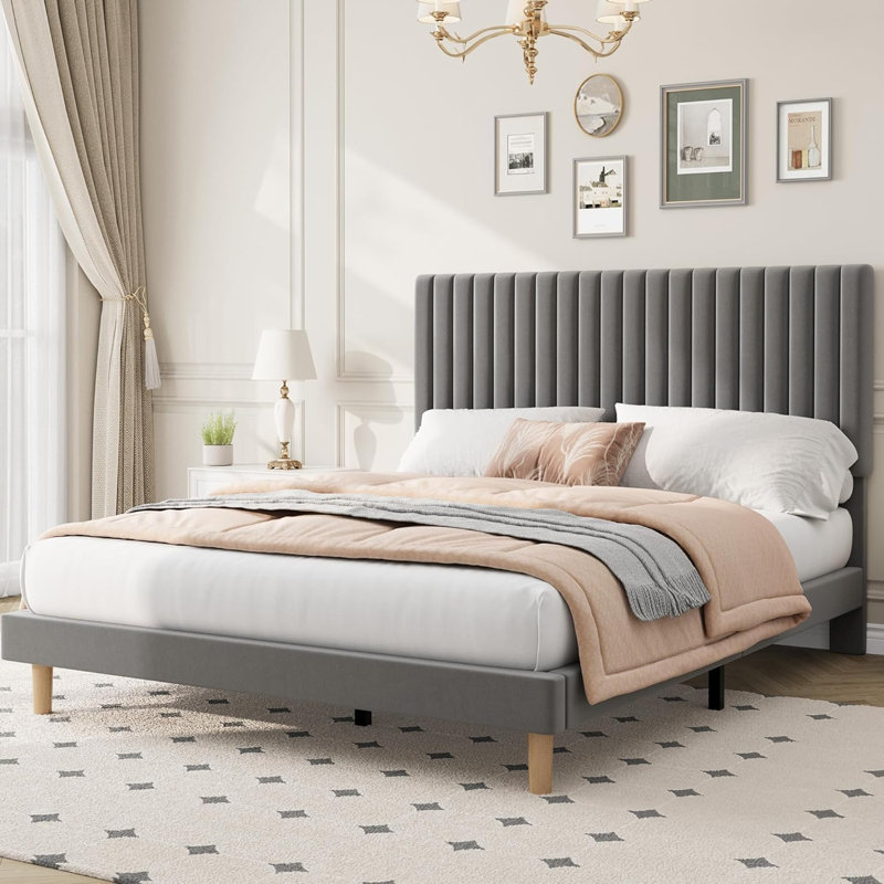Bed, MDF, Grey