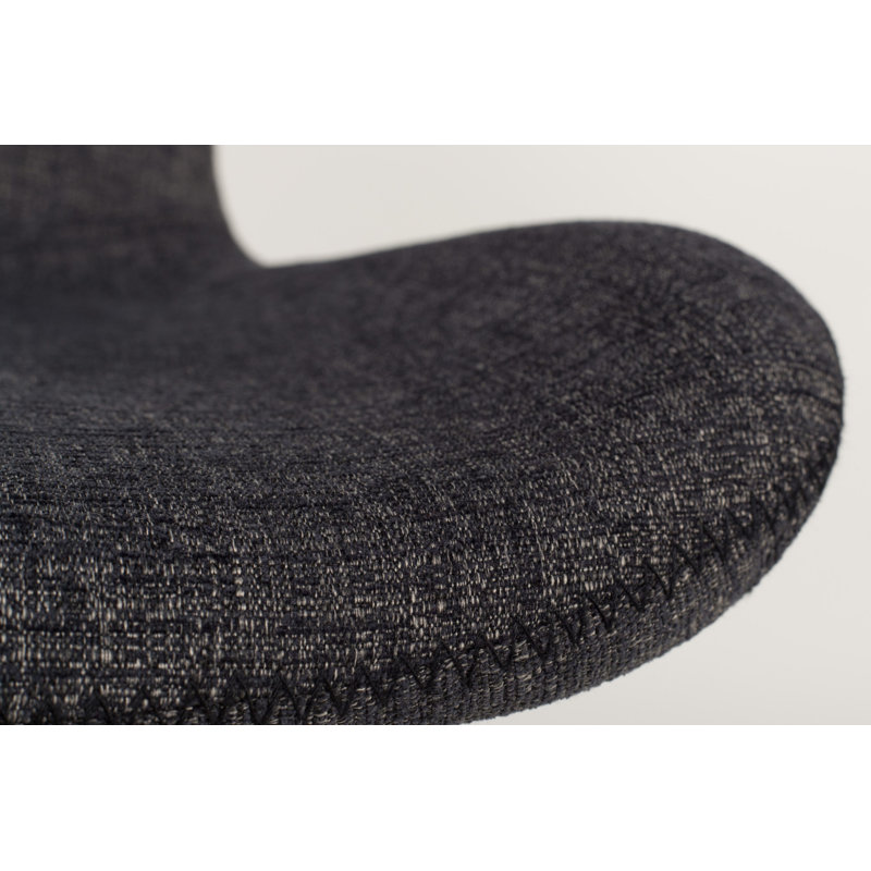 Upholstered Dining Chair, Light Gray