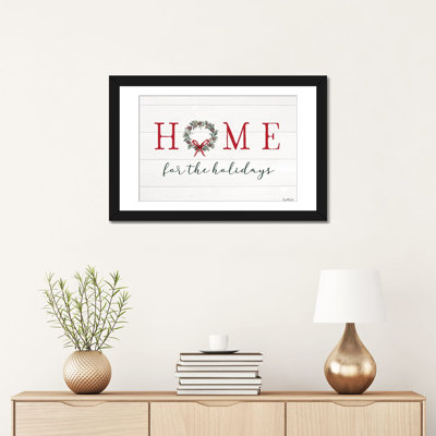 Home For The Holidays - Wall Art Print - Framed Fine Art Paper