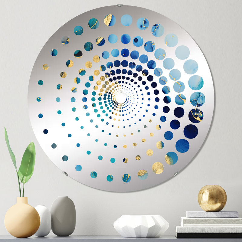 Basiran Circle Mirror, 23.6" x 23.6"
