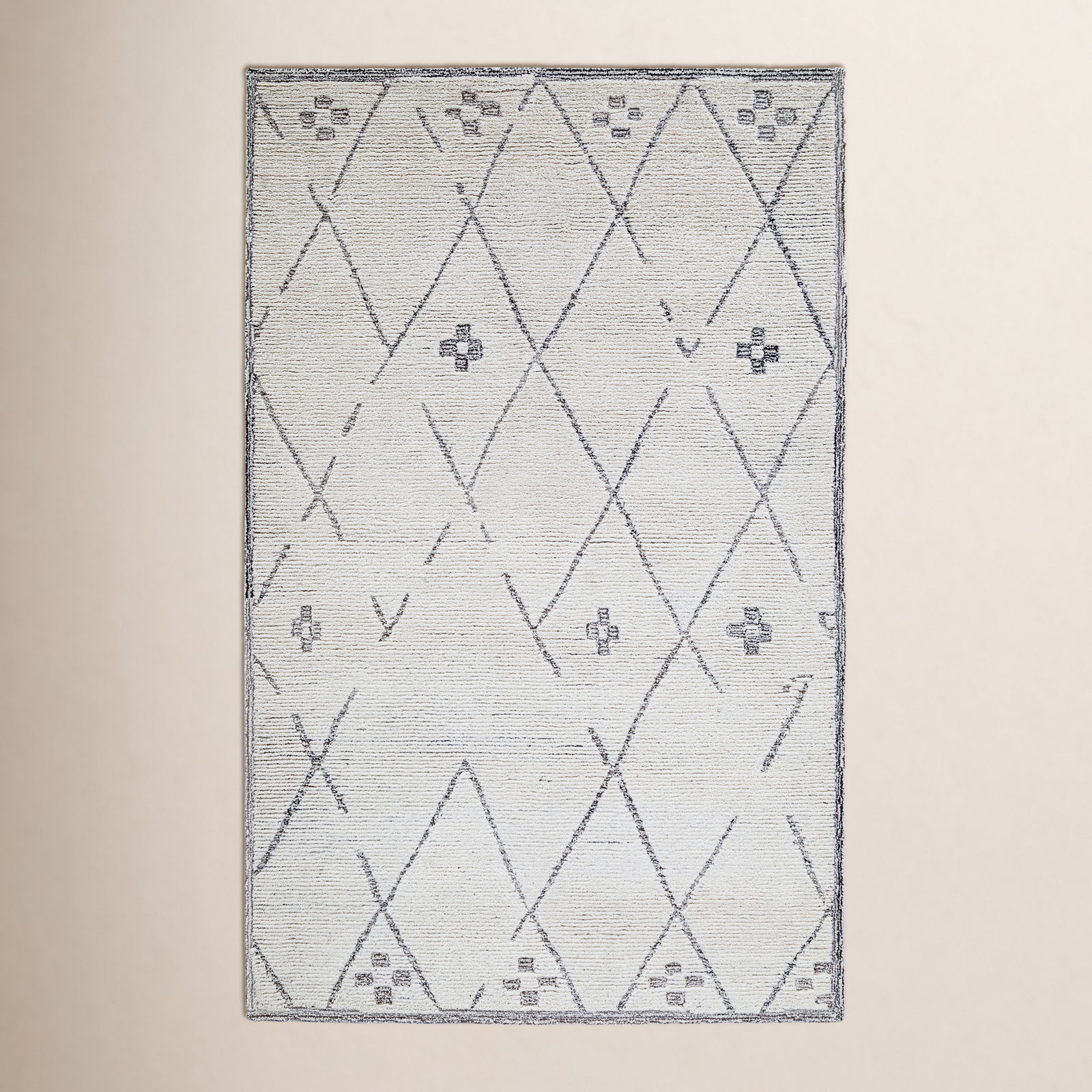 Carolan Hand-Tufted Wool Rug, Rectangle 6' x 9'