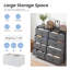 Commode de chambre à coucher avec commode haute 8 tiroirs-1581355910