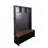 Farmhouse Hall Tree with 6 Hooks, Practical Walnut Entryway Bench with Adjustable Shelves