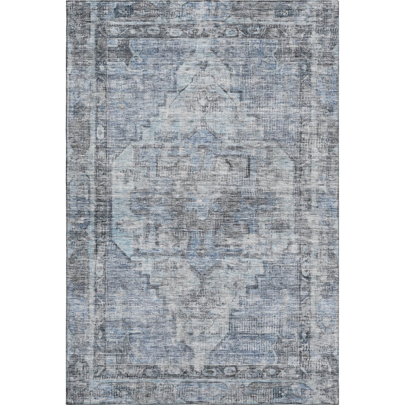 Premium Machine Washable Lubbers AMF1729 Global Rug, Rectangle 2'6" x 3'10"