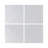 Bohm Canvas Art Wall Decor - Textured Leaf Design - Wood & Frame - Glam Modern Style - For Home, Office, Bedroom, Or Living Room - Set Of 4 - 20" Ivory & White