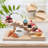 11.81" 7-Tier Staircase Sushi Rack Bakery Display Stand