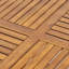 Table en bois de 70 po avec une finition en forme de A