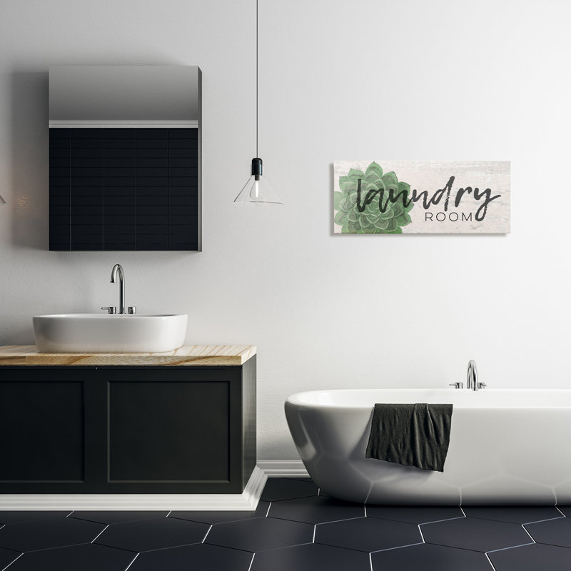 Laundry Room, impression panoramique sur toile, H 13 po x l 30 po