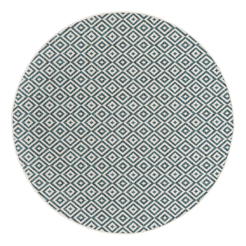 Rufina Costa Rica Indoor/Outdoor Rug, Round 7'1"