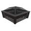 Holguin Square Steel Wood Burning Fire Pit