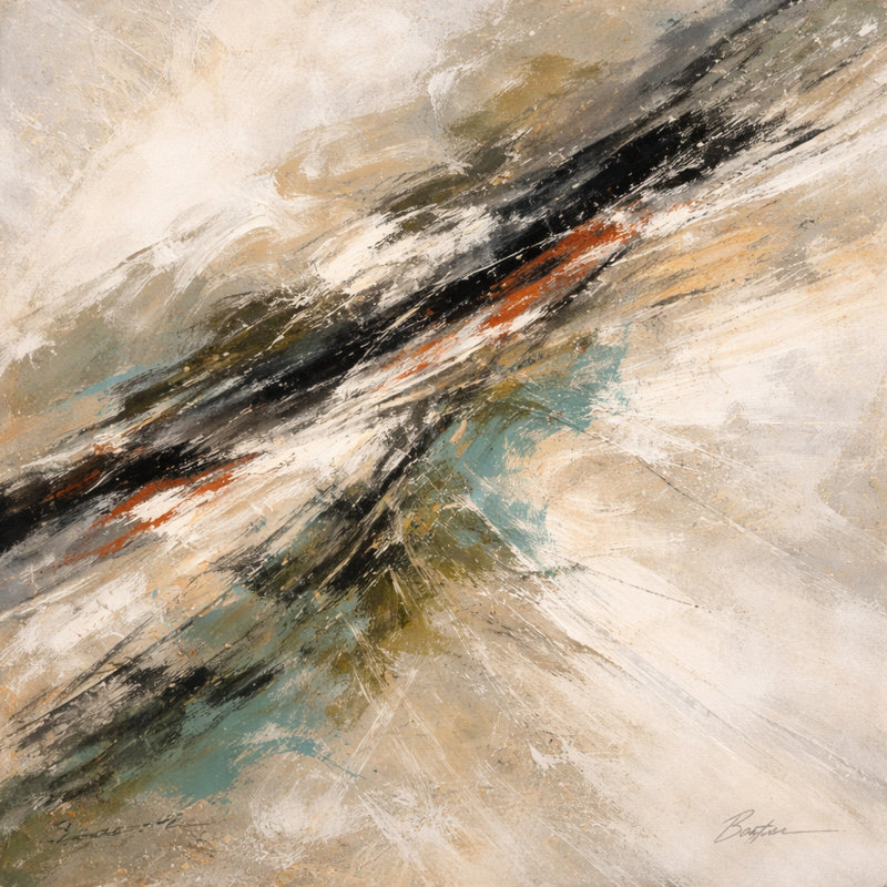 Toile tendue Ember Trajectory, L 30 po x H 30 po x P 1,5 po