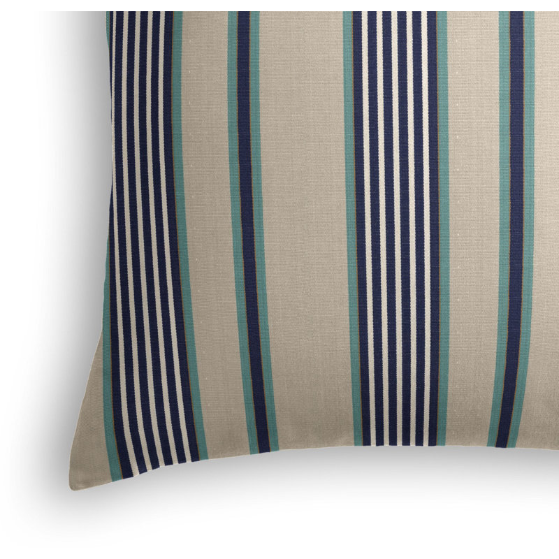 Walk the Line Striped Square Pillow Cover & Insert, 24" x 24"