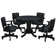 48'' Poker Table with Game Chair Set and Flip Table By RAM Game Room