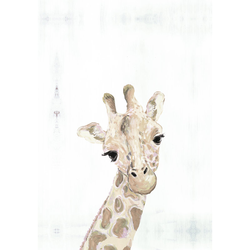 Baby Giraffe - Wrapped Canvas Painting, 122cm H x 81cm W