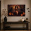 Art mural sur toile Spooky Girl in Red-1494259561