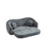 Canapé inclinable incurvé convertible sans assemblage requis-1025306116