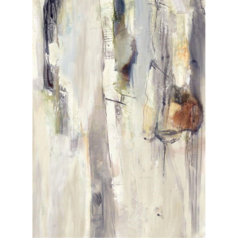 Birch Bark Painting by Nash Rambler, Knife Gel, 50" H x 36" W