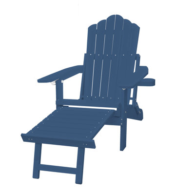 Chaise Adirondack pliante avec repose-pieds Wister