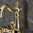 Kingston Brass Tudor Double-Handle 2-Hole Wall-Mount Bridge Kitchen Faucet-93672697