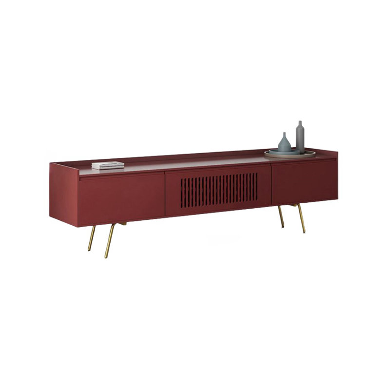 Meuble télé simple Creative Simple, Rouge