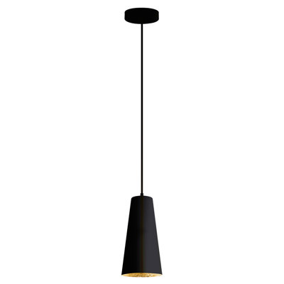 Luminaire suspendu conique à 1 lumière Deandra
