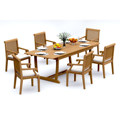 Sack Outdoor - Piece Teak Dining Set